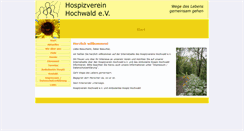 Desktop Screenshot of hospizverein-hochwald.de